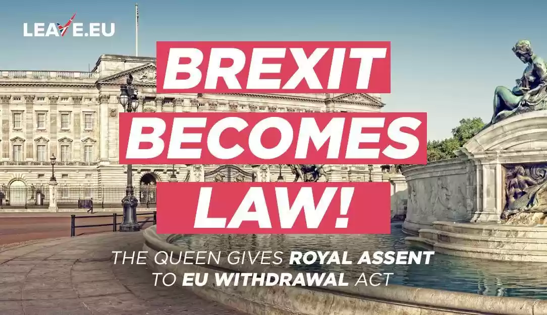 Brexit becomes law